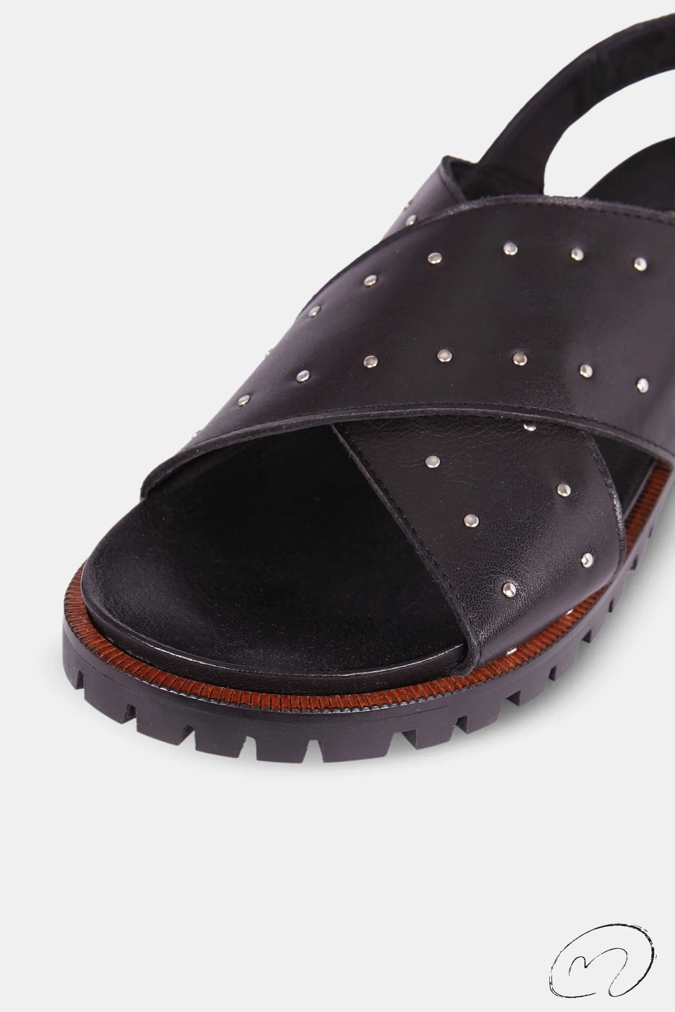 Mujer MICUIR Sandalias Planas-Angie Negro 2Cm
