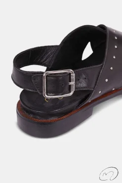 Mujer MICUIR Sandalias Planas-Angie Negro 2Cm