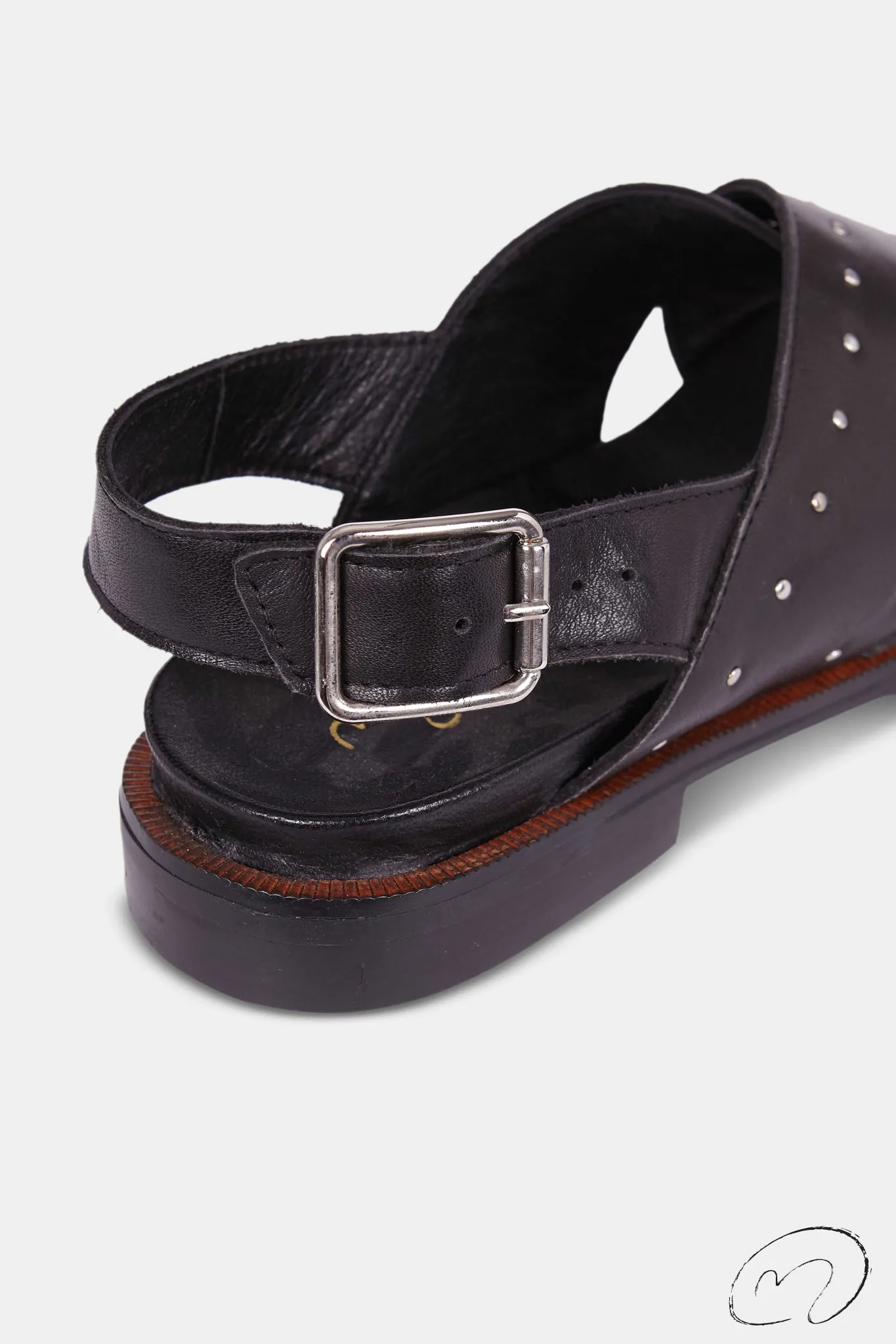 Mujer MICUIR Sandalias Planas-Angie Negro 2Cm
