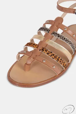 Mujer MICUIR Sandalias Planas-Antibes Combinada