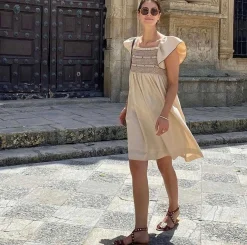 Mujer MICUIR Sandalias Planas-Arcila Cuero