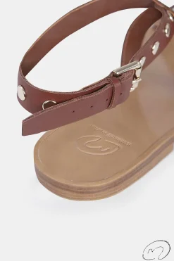 Mujer MICUIR Sandalias Planas-Arcila Cuero
