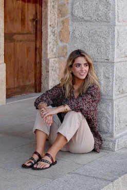 Mujer MICUIR Sandalias Planas-Atenas Combinada 1,5Cm