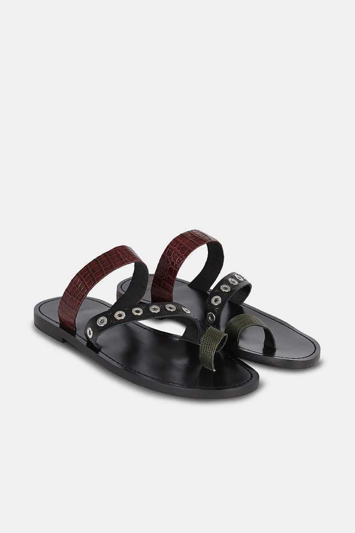 Mujer MICUIR Sandalias Planas-Atenas Combinada 1,5Cm