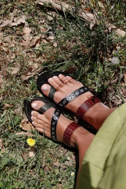 Mujer MICUIR Sandalias Planas-Atenas Combinada 1,5Cm