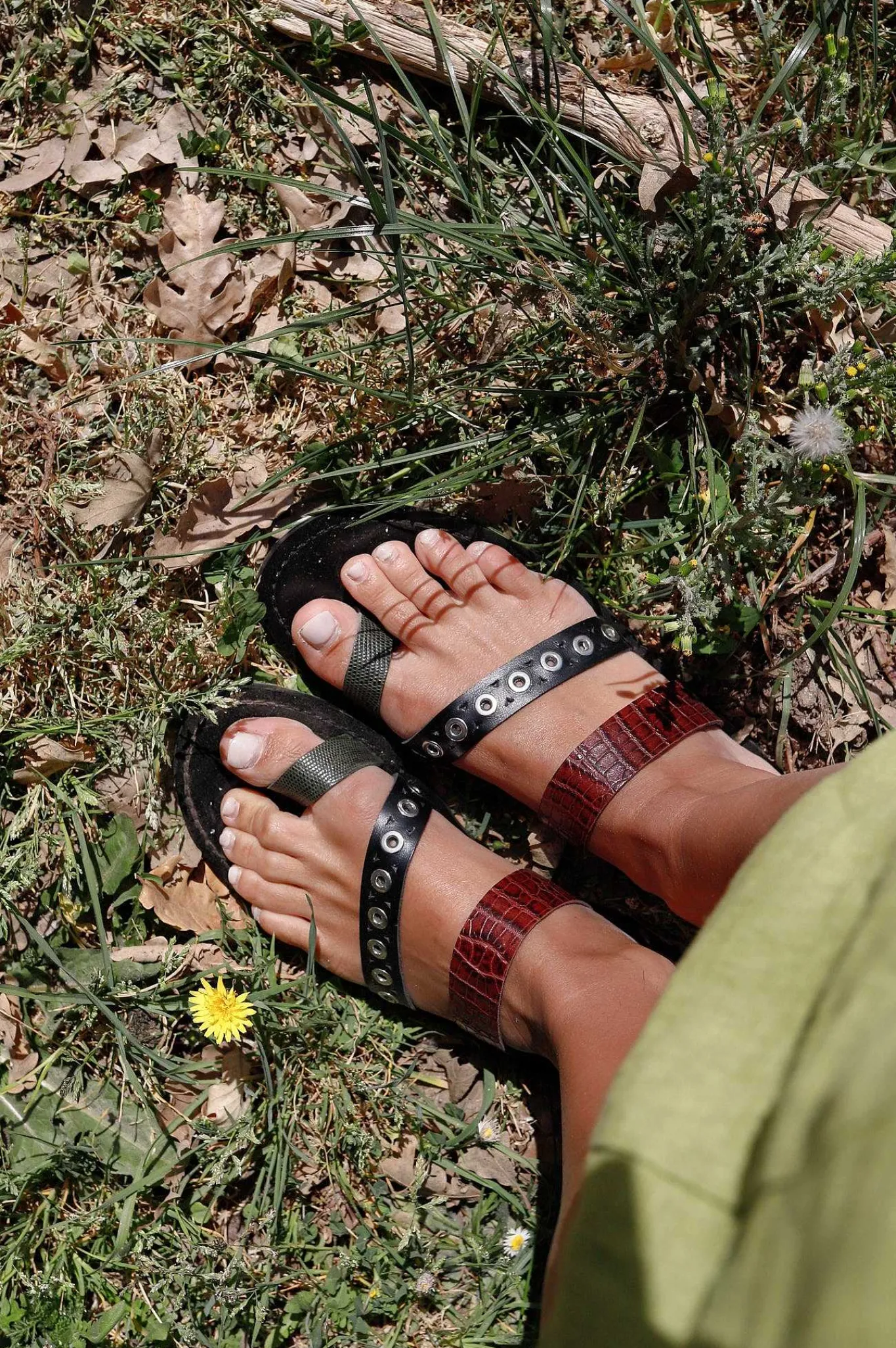 Mujer MICUIR Sandalias Planas-Atenas Combinada 1,5Cm