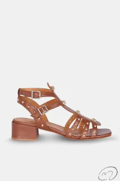 Mujer MICUIR Sandalias Tacón Midi-Belen Cuero 4Cm