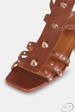 Mujer MICUIR Sandalias Tacón Midi-Belen Cuero 4Cm
