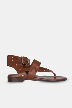 Mujer MICUIR Sandalias Planas-Biarritz Cuero 2Cm