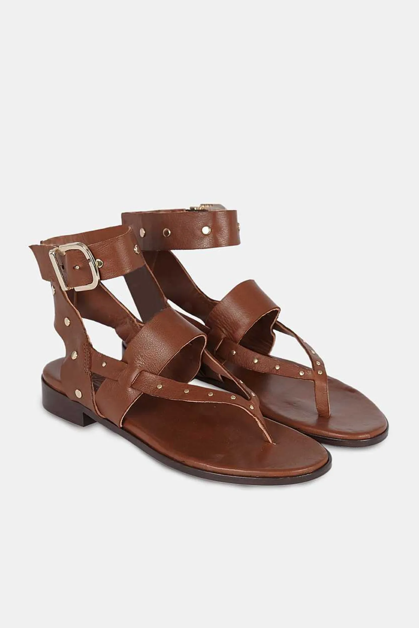 Mujer MICUIR Sandalias Planas-Biarritz Cuero 2Cm