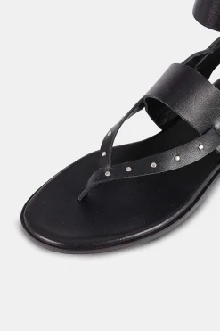 Mujer MICUIR Sandalias Planas-Biarritz Negro 2Cm