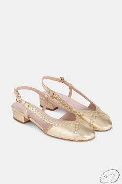 Mujer MICUIR Bailarinas-Bibi Oro 2,5Cm