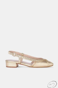 Mujer MICUIR Bailarinas-Bibi Oro 2,5Cm