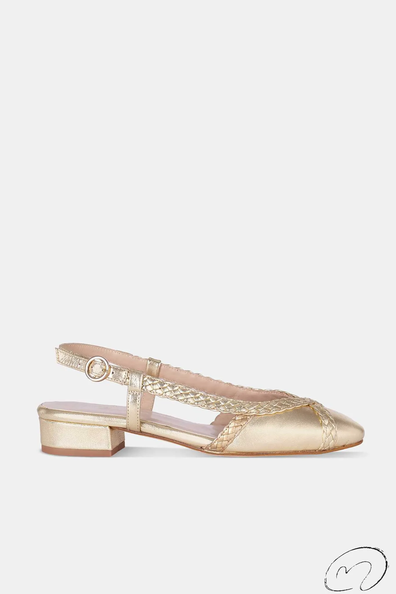 Mujer MICUIR Bailarinas-Bibi Oro 2,5Cm