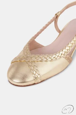 Mujer MICUIR Bailarinas-Bibi Oro 2,5Cm