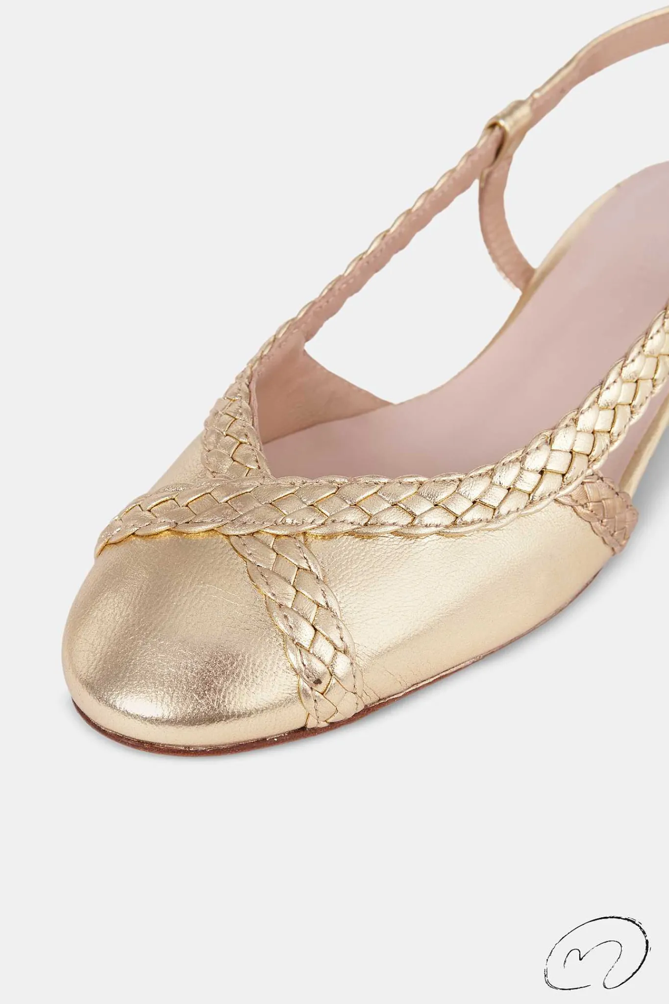 Mujer MICUIR Bailarinas-Bibi Oro 2,5Cm