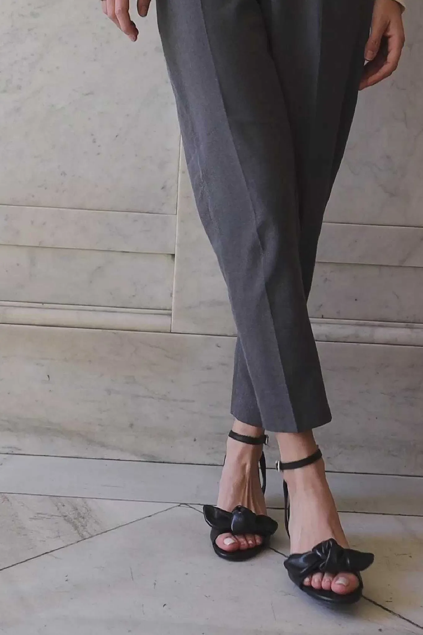 Mujer MICUIR Sandalias Tacón Midi-Blair Negro 5Cm
