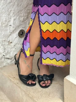 Mujer MICUIR Sandalias Tacón Midi-Blair Negro 5Cm