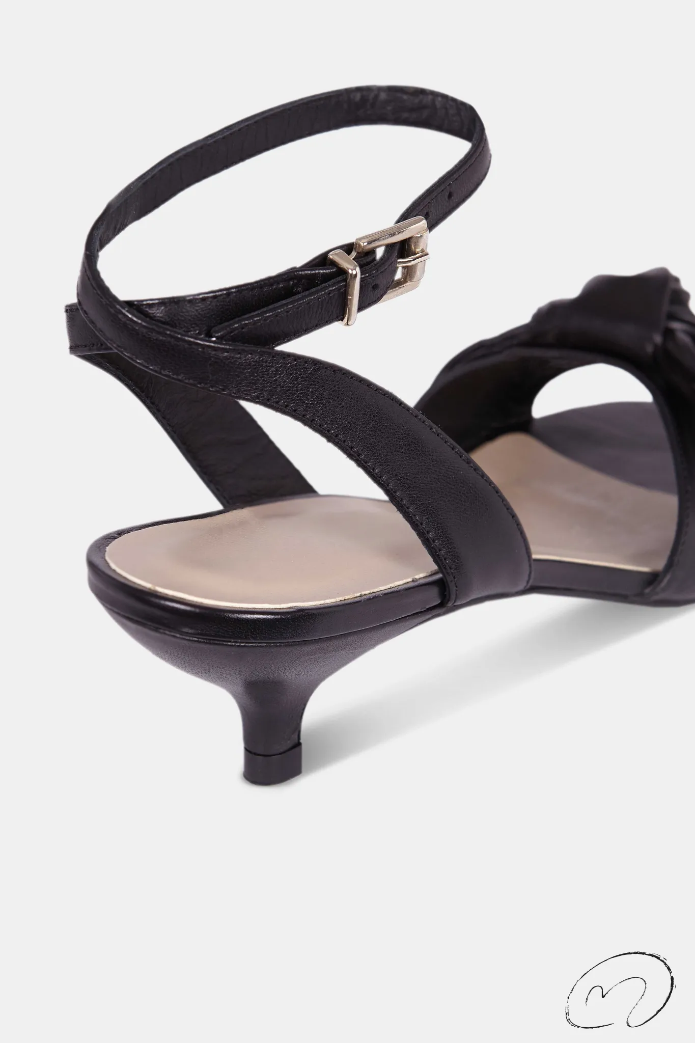 Mujer MICUIR Sandalias Tacón Midi-Blair Negro 5Cm