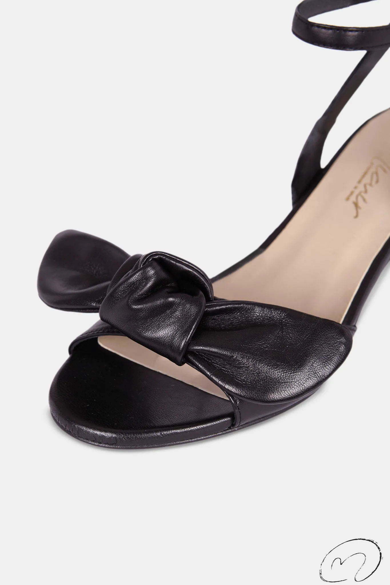 Mujer MICUIR Sandalias Tacón Midi-Blair Negro 5Cm