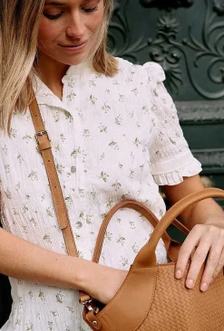 Mujer MICUIR Ropa-Blusa Emilie Flores Blanca