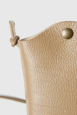 Mujer MICUIR Bolsos Pequeños-Bolsito Pocket Taupe