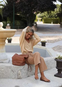 Mujer MICUIR Bolsos Icónicos-Bolso Bucket Cuero