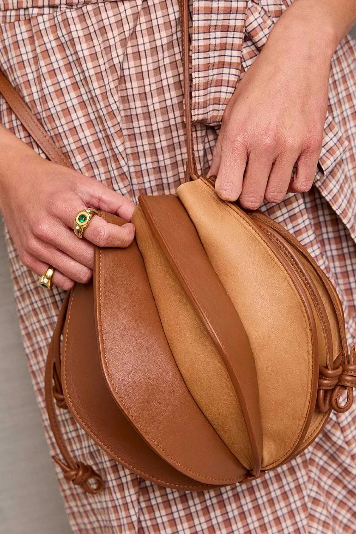 Mujer MICUIR Bolsos Para Eventos-Bolso Dinsum Combinado Cuero