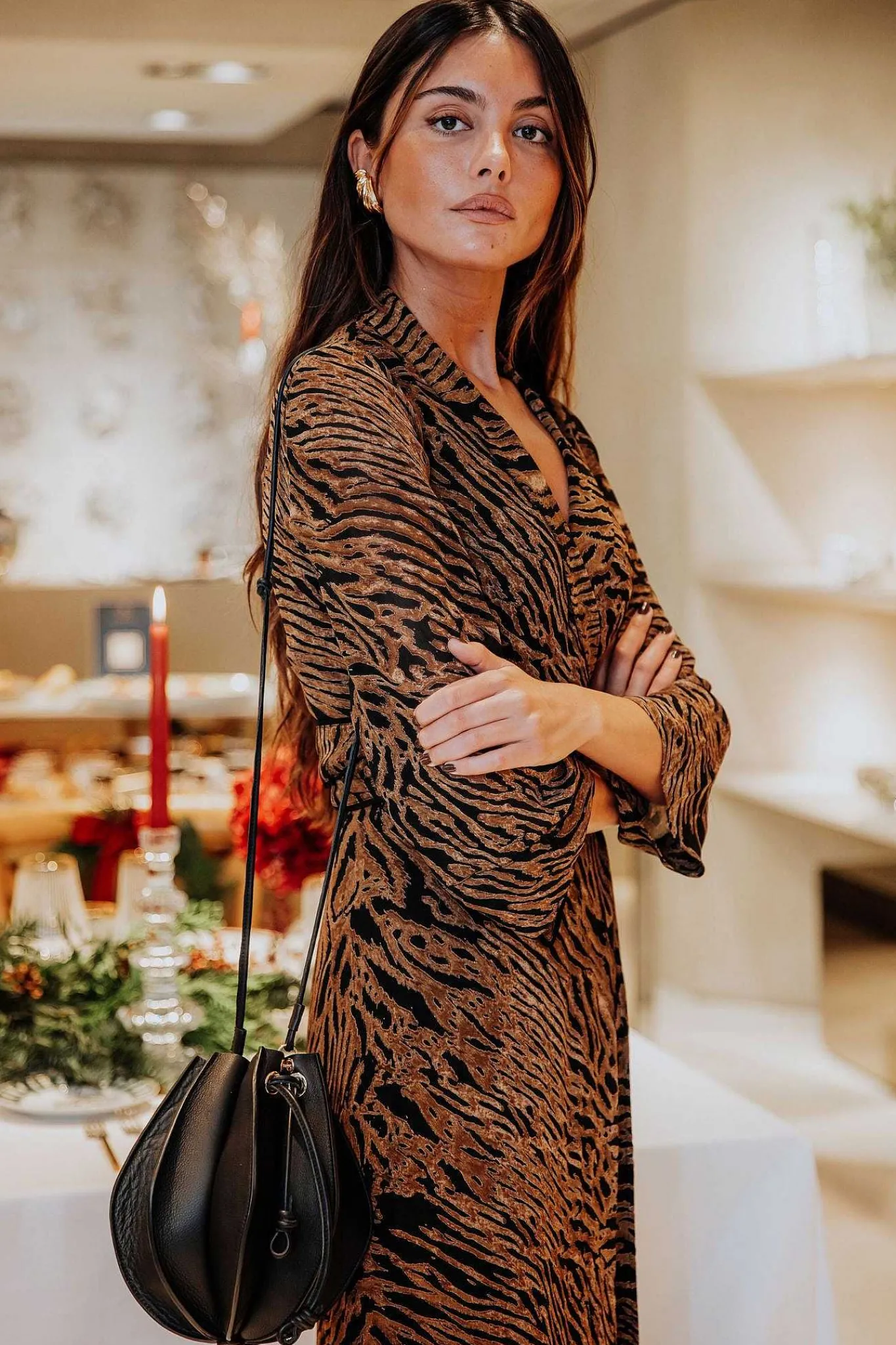 Mujer MICUIR Bolsos Para Eventos-Bolso Dinsum Negro