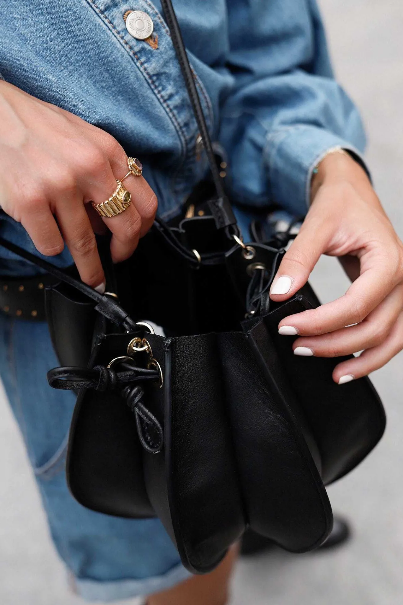 Mujer MICUIR Bolsos Para Eventos-Bolso Dinsum Negro