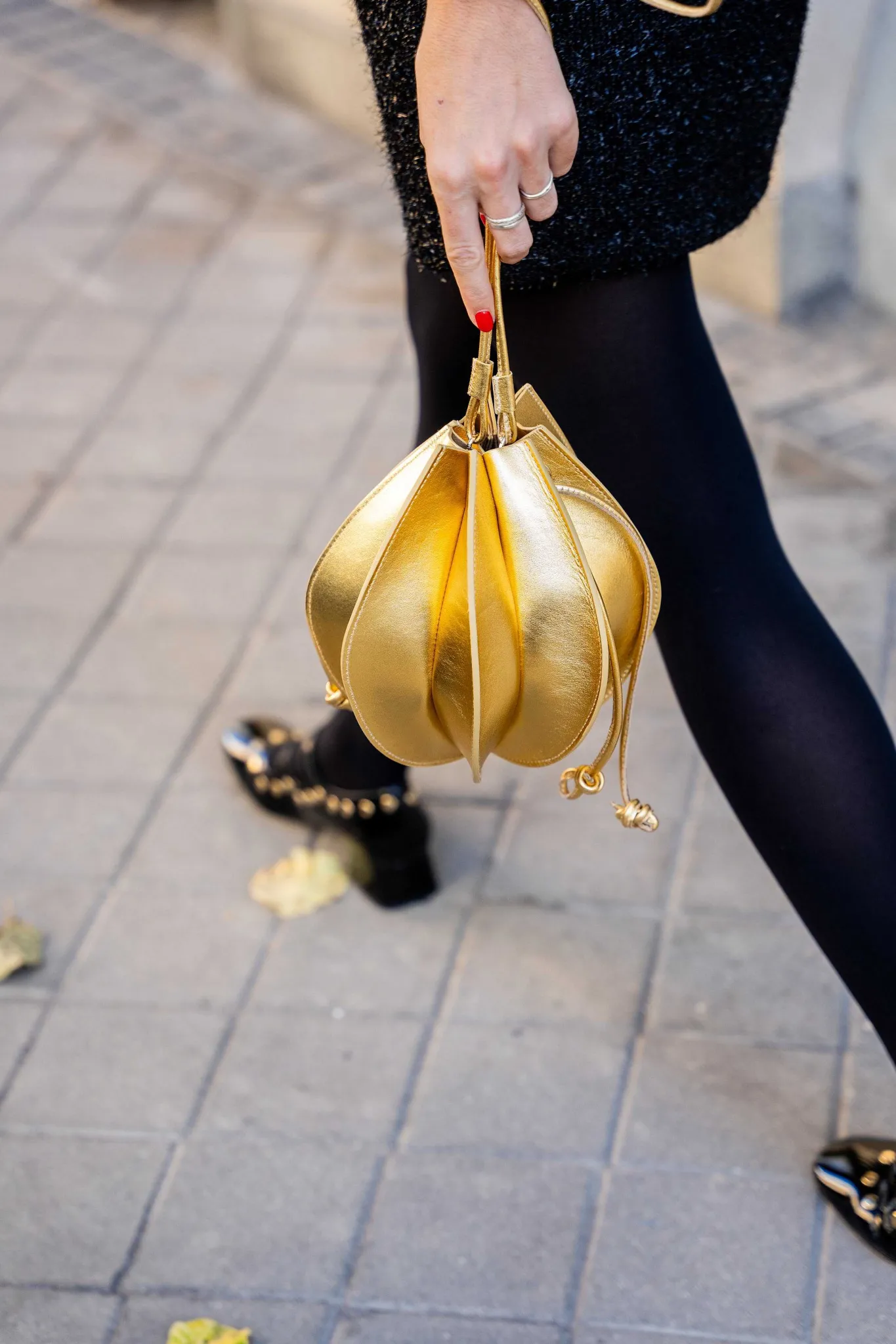 Mujer MICUIR Bolsos Para Eventos-Bolso Dinsum Oro