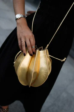Mujer MICUIR Bolsos Para Eventos-Bolso Dinsum Oro