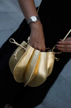 Mujer MICUIR Bolsos Para Eventos-Bolso Dinsum Oro