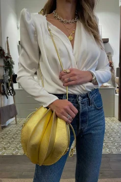 Mujer MICUIR Bolsos Para Eventos-Bolso Dinsum Oro