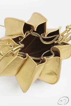 Mujer MICUIR Bolsos Para Eventos-Bolso Dinsum Oro