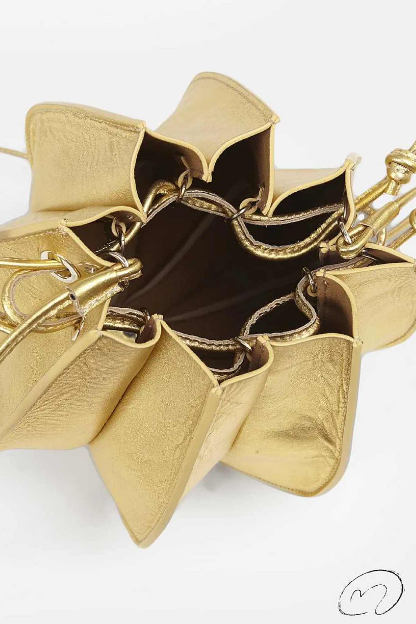 Mujer MICUIR Bolsos Para Eventos-Bolso Dinsum Oro