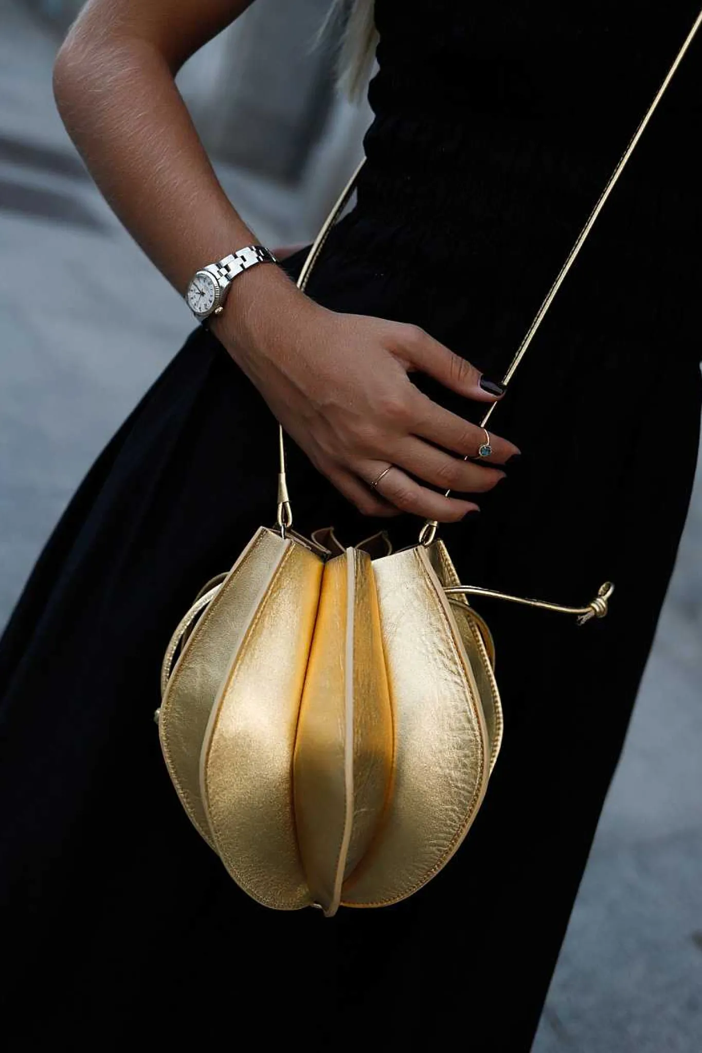 Mujer MICUIR Bolsos Para Eventos-Bolso Dinsum Oro