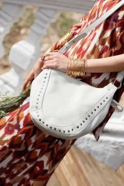 Mujer MICUIR Bolsos Icónicos-Bolso Hobbo Crema
