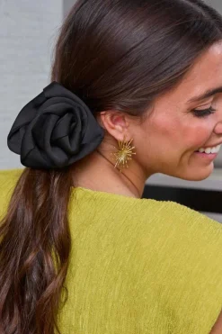 Mujer MICUIR Para El Pelo-Broche Rosa Negro