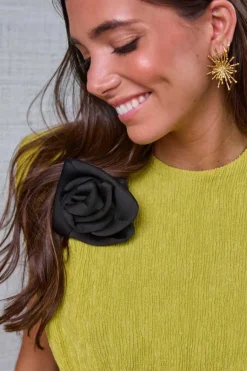 Mujer MICUIR Para El Pelo-Broche Rosa Negro