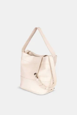 Mujer MICUIR Bolsos Pequeños-Bucket Pequeno Crema