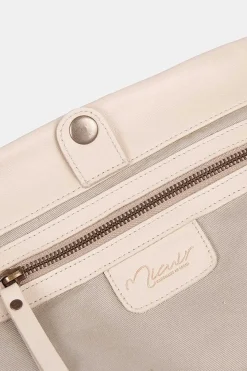Mujer MICUIR Bolsos Pequeños-Bucket Pequeno Crema
