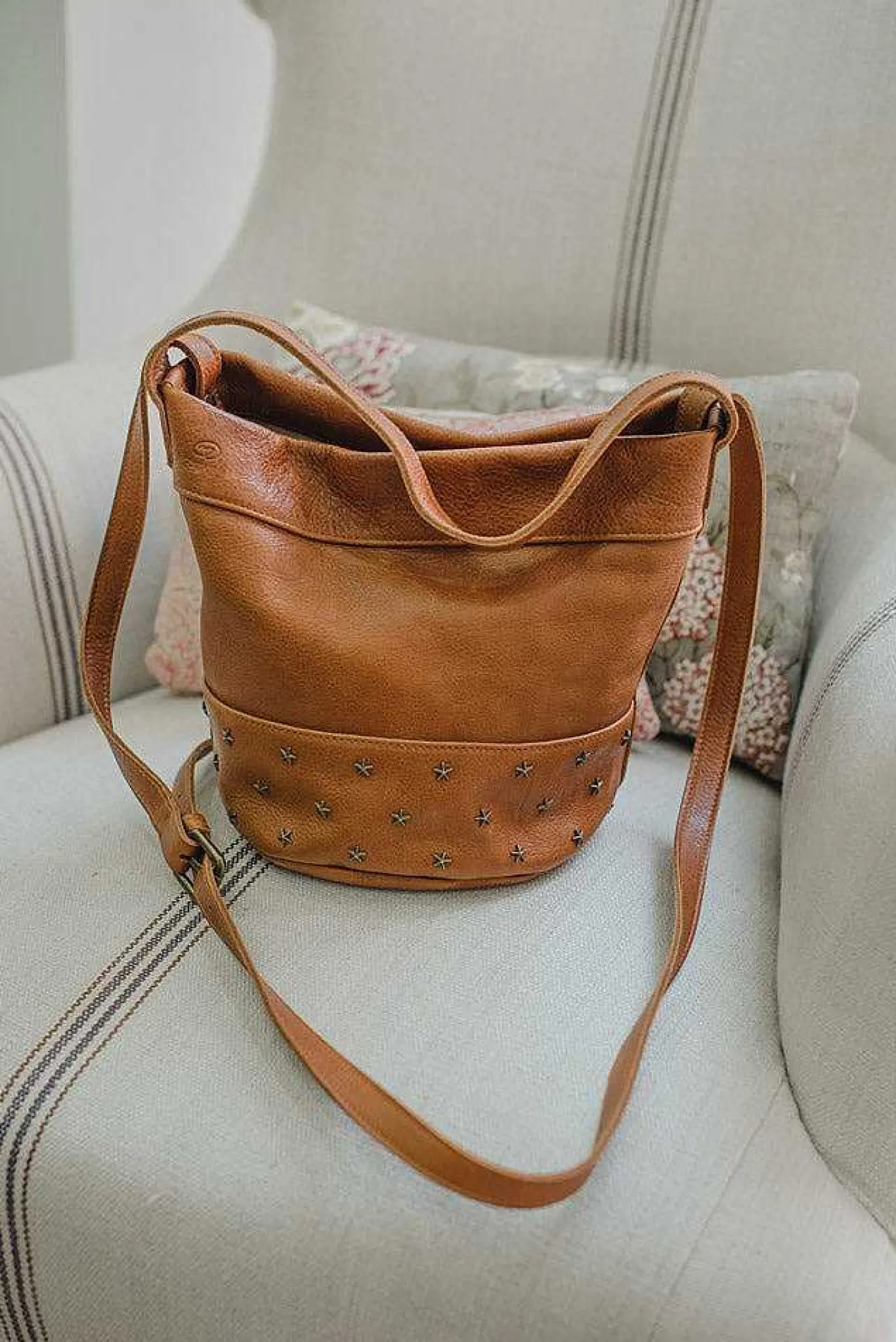 Mujer MICUIR Bolsos Icónicos-Bucket Pequeno Cuero