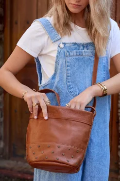 Mujer MICUIR Bolsos Icónicos-Bucket Pequeno Cuero