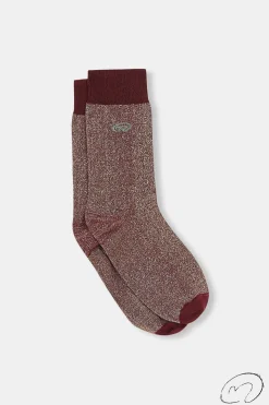Mujer MICUIR Calcetines-Calcetines Glitter Granate