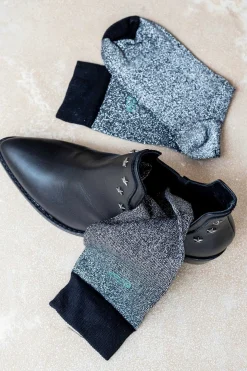 Mujer MICUIR Calcetines-Calcetines Glitter Negro