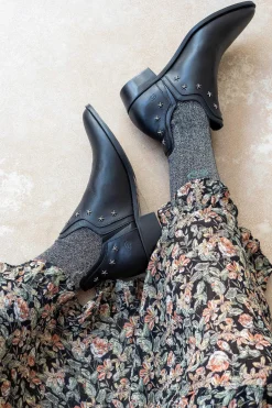 Mujer MICUIR Calcetines-Calcetines Glitter Negro