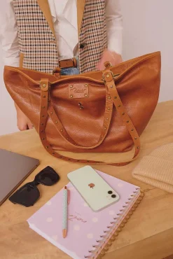 Mujer MICUIR Bolsos Icónicos-Capazo Cuero