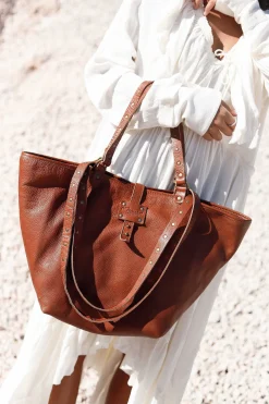 Mujer MICUIR Bolsos Icónicos-Capazo Cuero