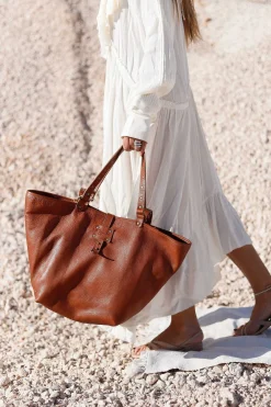 Mujer MICUIR Bolsos Icónicos-Capazo Cuero